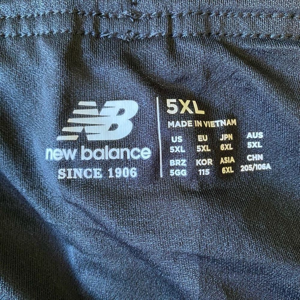 New Balance Men’s Accel Athletic Workout Short 5” Inseam Lined Black Size 5XL - Picture 7 of 9